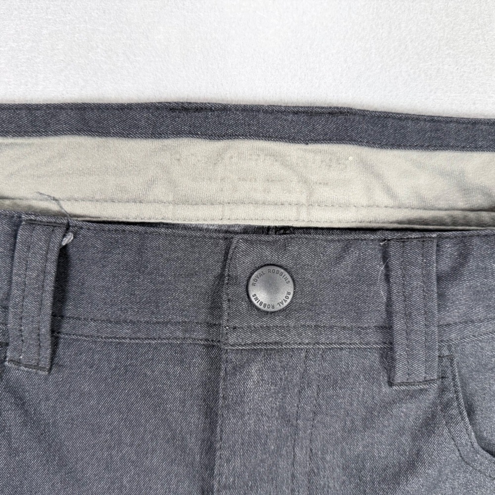 Royal Robbins Alpine Road Pants Mens 34x31 Charcoal Gray Excellent Y44157 - Picture 4 of 15